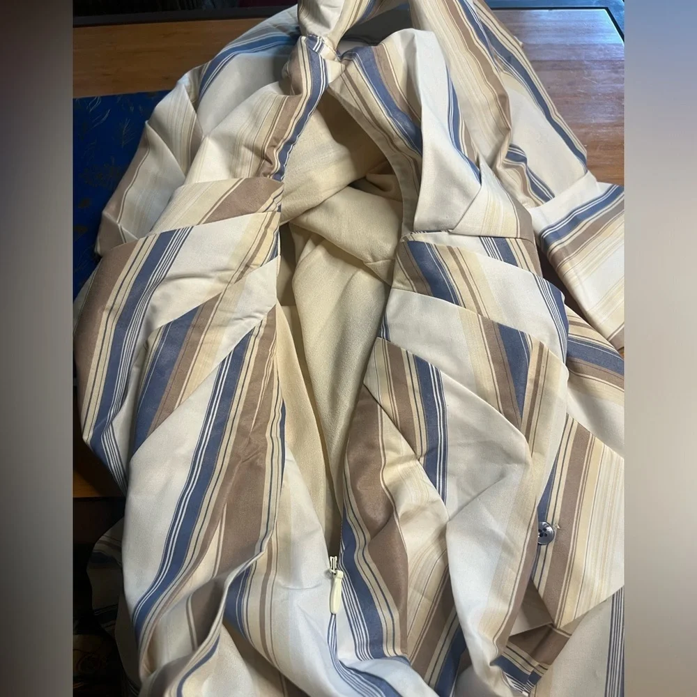 NWT Jonathan Simkhai- Marge Stripe Heavy Cotton Midi Dress. Size 4 - Picture 10 of 12